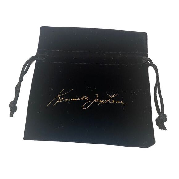 Kenneth Jay Lane Couture Collection Ocean Blue & Yellow Gold Toned Clips. - Picture 7 of 7